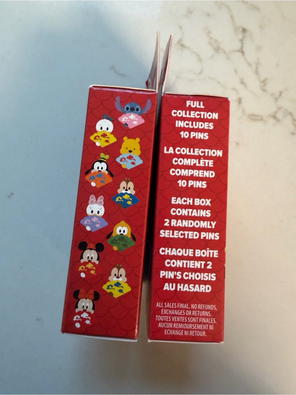 Disney Mystery Pin Blind Box - character folding fans - Picture 2 of 2